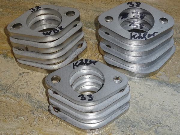 Auspufflanschplatten