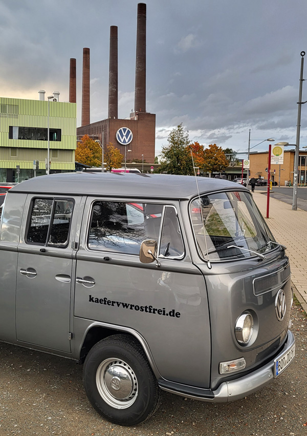T2 Doka als Hochzeitswagen