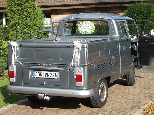 T2 Doka 'Hoch lebe das Brautpaar'